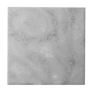 Silver metallic texture rustic shimmer stylish ceramic tile