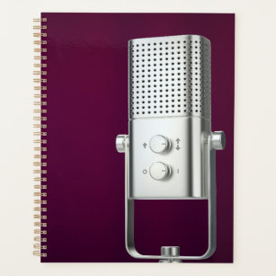 Silver microphone planner