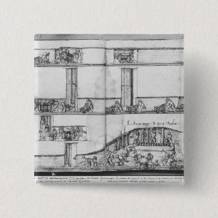 Silver mine of La Croix-aux-Mines, Lorraine 2 15 Cm Square Badge