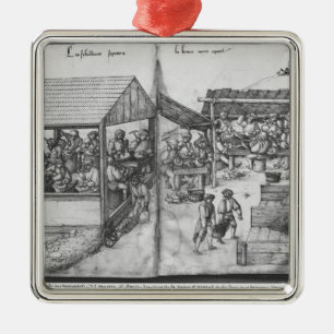 Silver mine of La Croix-aux-Mines, Lorraine Metal Tree Decoration