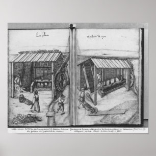 Silver mine of La Croix-aux-Mines, Lorraine Poster