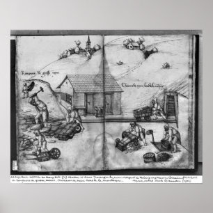 Silver mine of La Croix-aux-Mines Poster