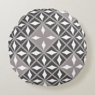 Silver Mine Round Cushion