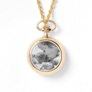 Silver Minimalist Photo Mother's Day Watch