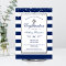 Silver Navy Blue Stripes Confirmation Boy