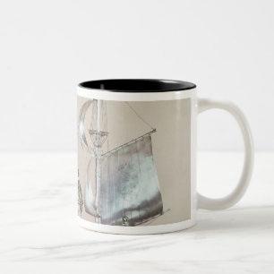 Silver Nef Two-Tone Coffee Mug