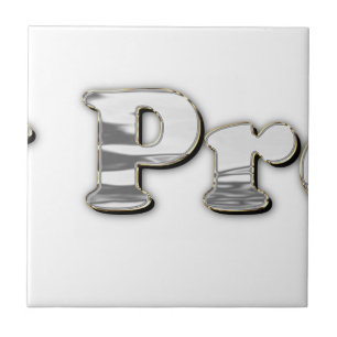 silver Not My President Ceramic Tile