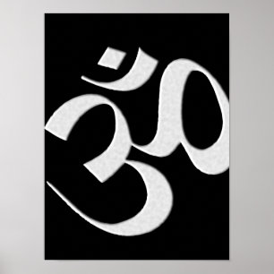 Silver Om  Poster