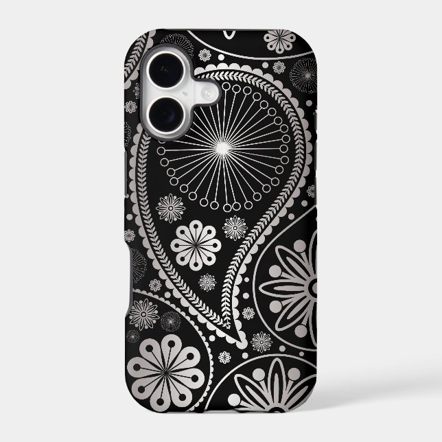Silver paisley pattern (Back)