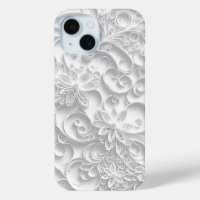 Silver Paper Quilling Daisy Design