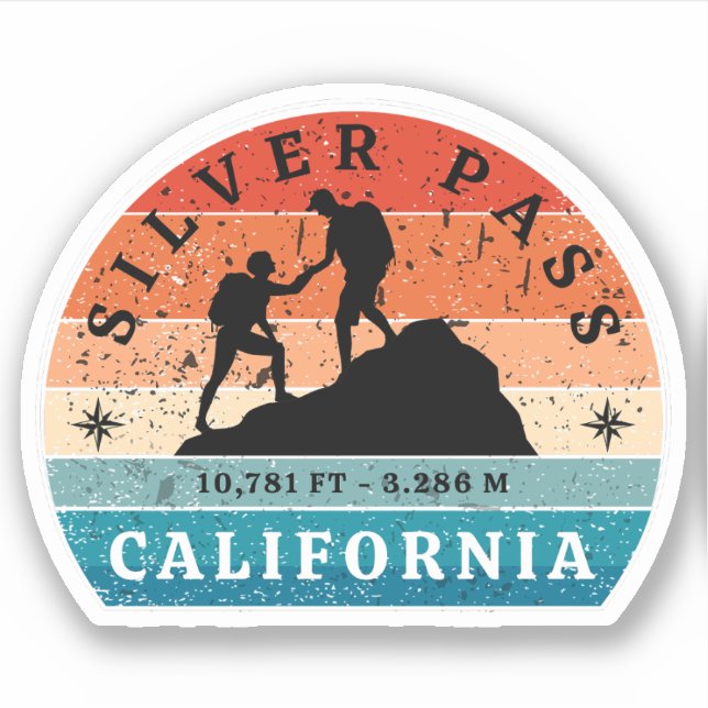 Silver pass, California hiking trails (Front)
