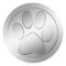 SILVER PAW PRINT
