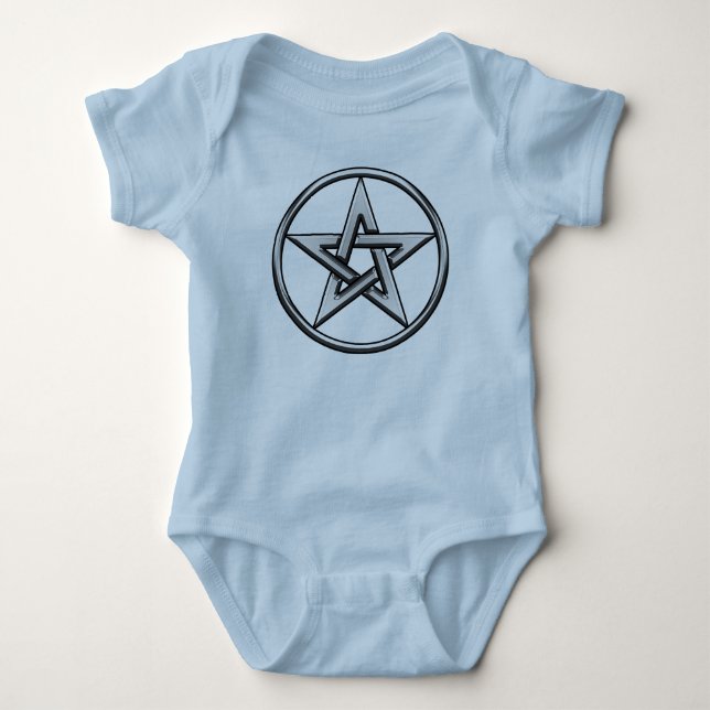Silver Pentagram 2 kids t shirt (Front)