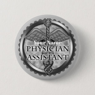 Silver Physician Assistant  Pin