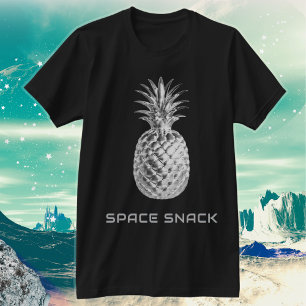Silver Pineapple Funny Sci-Fi T-Shirt
