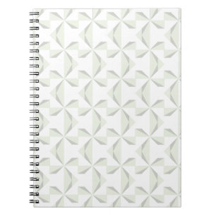 Silver Pinwheels Notebook