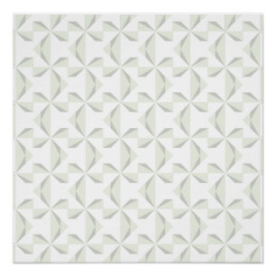 Silver Pinwheels Poster