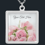 Silver Plate Wedding Locket Necklace<br><div class="desc">Customise as you wish</div>