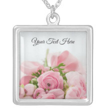 Silver Plate Wedding Locket Necklace