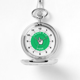 Silver Pocket Watch - Personalised  