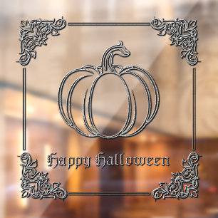Silver Pumpkin Halloween