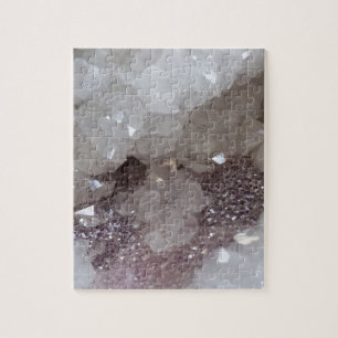Silver & Quartz Crystal Jigsaw Puzzle