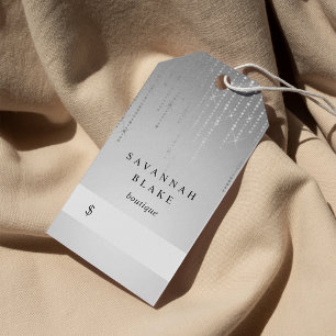 Silver Rain Price Tags