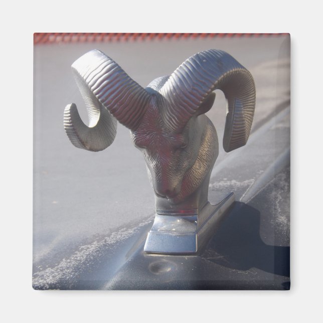 Silver Ram Magnet (Front)