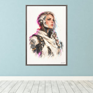 Silver Requiem Canvas Print