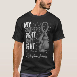 Silver Ribbon Brother Schizophrenia Awareness T-Shirt