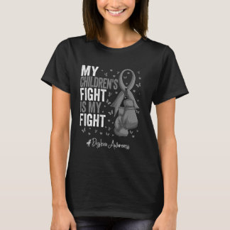 Silver Ribbon Children Dyslexia Awareness T-Shirt