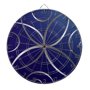 Silver roads dartboard