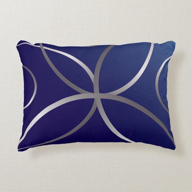 Silver roads decorative cushion (Front)