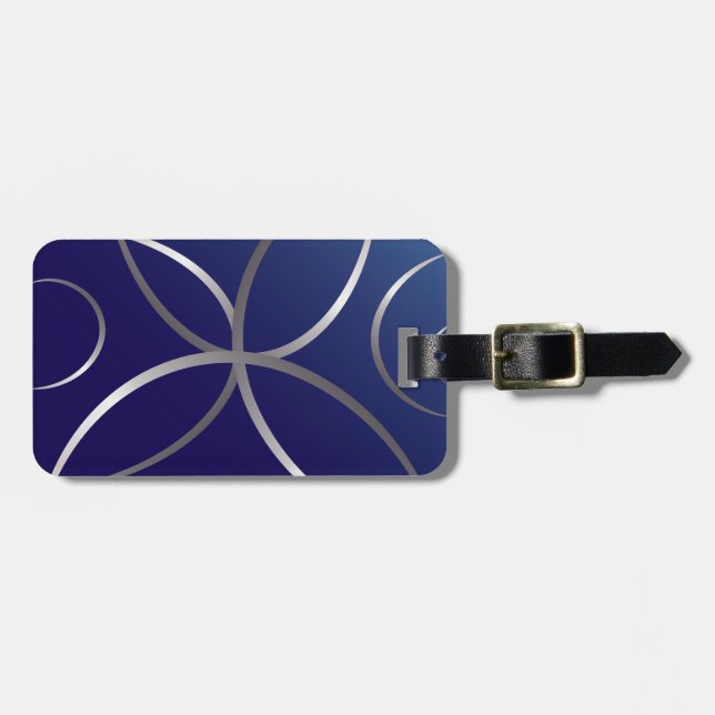 Silver roads luggage tag (Front Horizontal)
