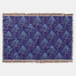 Silver roads throw blanket