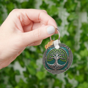 Silver Roots of Eternity – Tree of Life. Key Ring