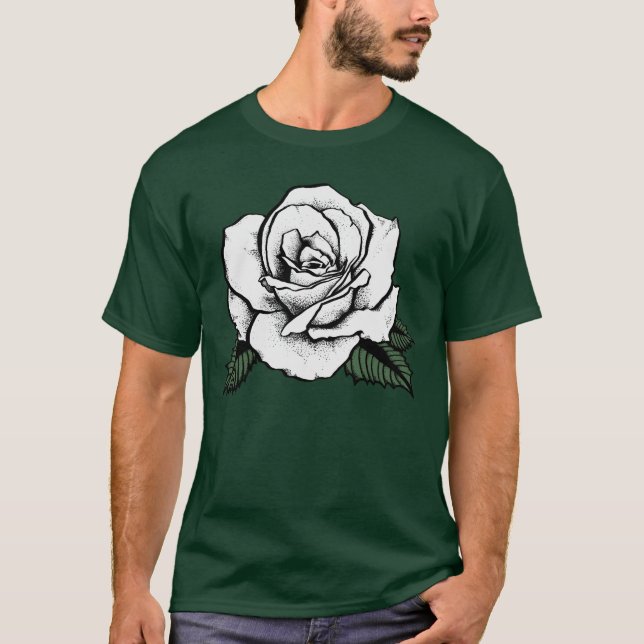 silver rose T-Shirt (Front)