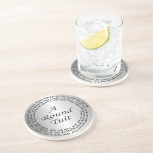 Silver Round Tuit Coaster