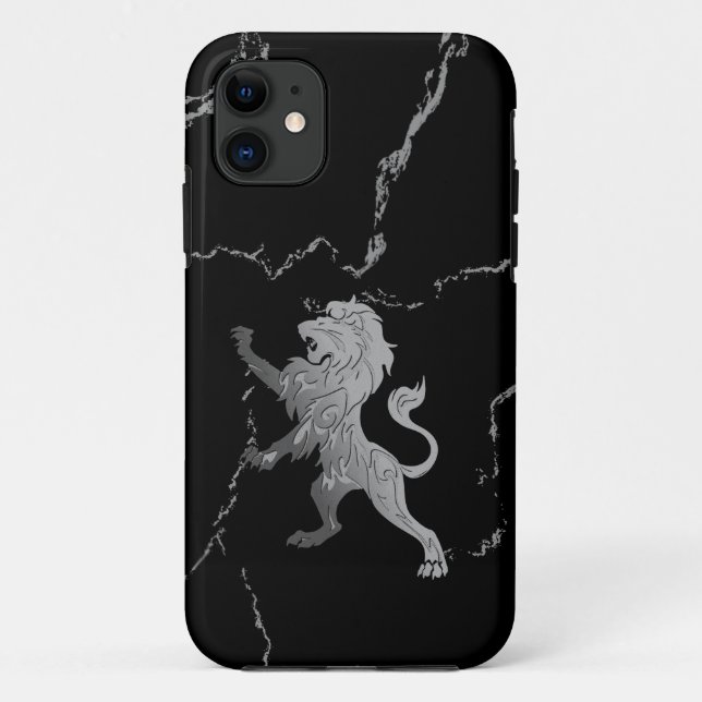 Silver Royal Lion Case-Mate iPhone Case (Back)
