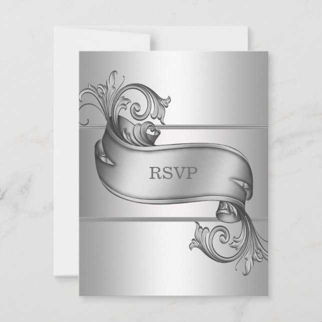 Silver RSVP Card (Front)