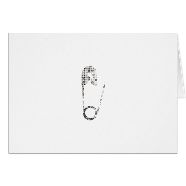 silver safety pins (Front Horizontal)