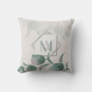 Silver Sage Eucalyptus Wedding Cushion