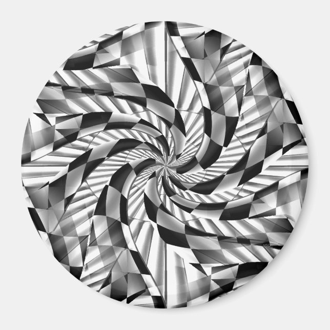 Silver Sailing... Magnet (Front)