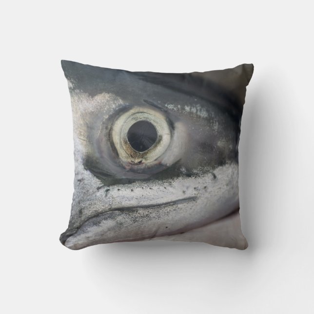 Silver Salmon Face Cushion (Front)