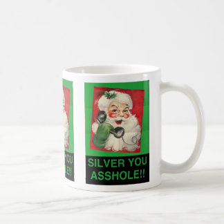 Silver Santa Coffee Mug