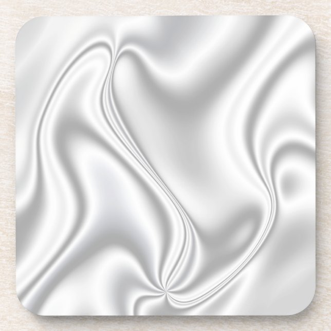 Silver Satin Coaster (Front)