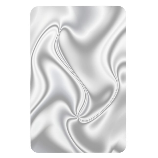 Silver Satin Magnet (Vertical)