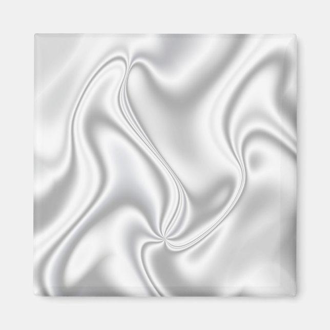 Silver Satin Magnet (Front)