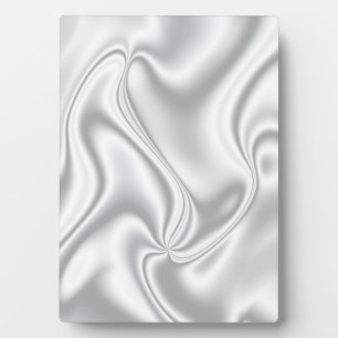 Silver Satin Plaque