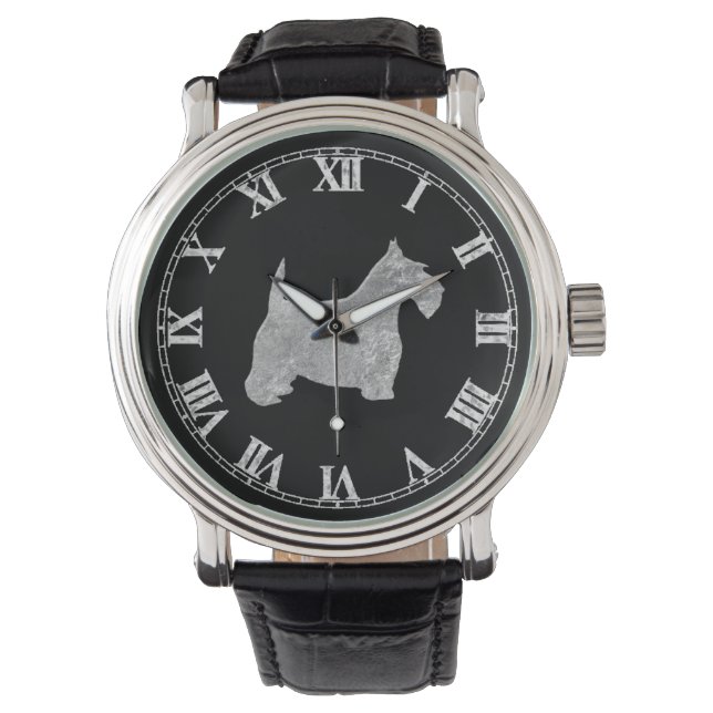 Silver Scottie Your Background Watch (Front)